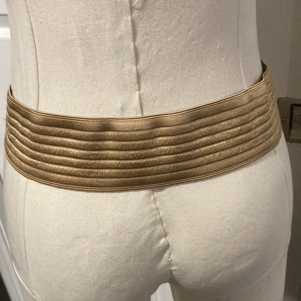 vintage Charmant beige rose belt - Picture 3 of 7